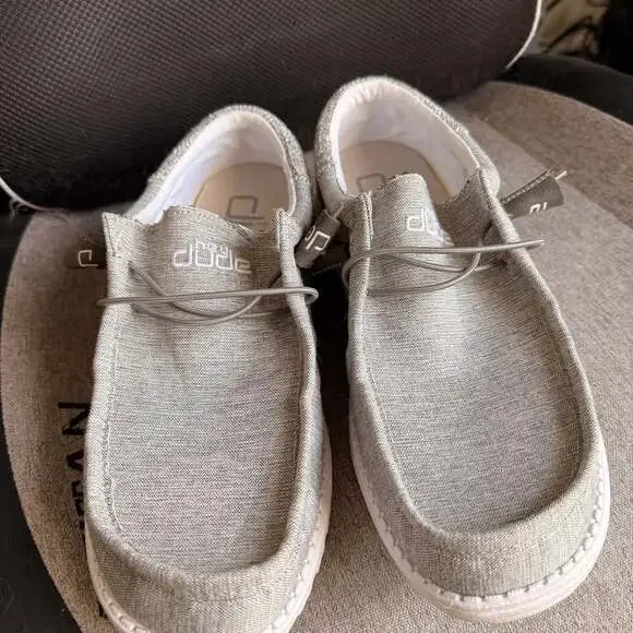 Hey Dude Men's Wally Linen Iron Slip-On Shoes - Picture 2 of 4